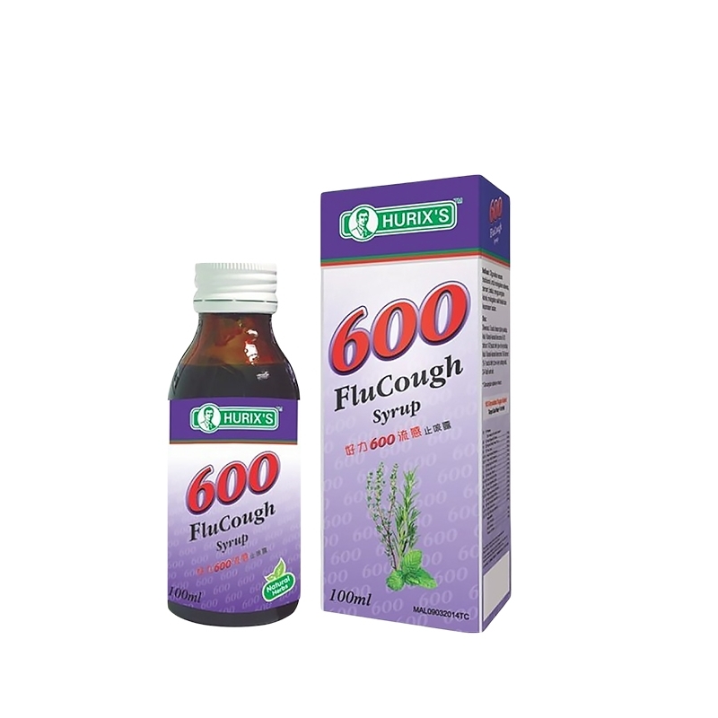 Hurix's 600 Flucough Syrup 60ml