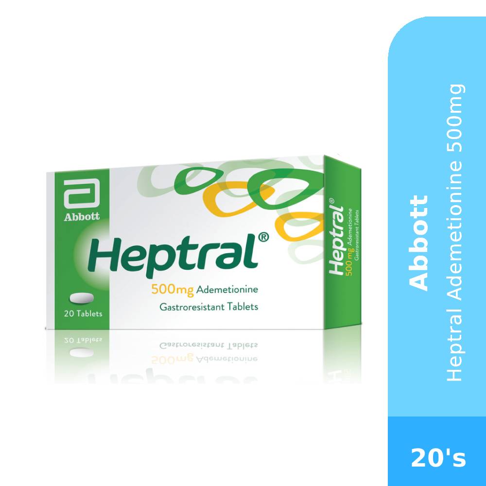 ABBOTT Heptral Ademetionine  20's for Liver, Liver Health, Fatty Liver