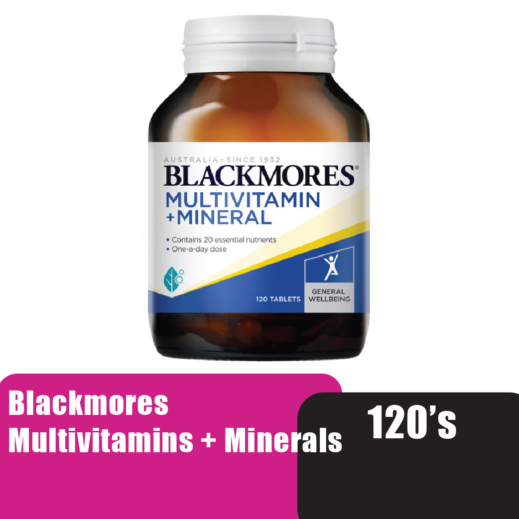 Blackmores Multivitamins + Minerals 120's (New) [Expiry Date: 04/2024]