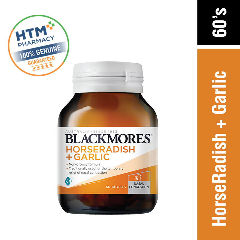 Blackmores Horseradish + Garlic 60's