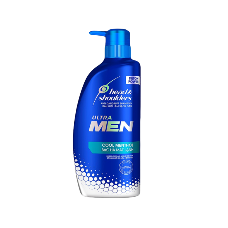(CLR)HEAD & SHOULDERS SHAMPOO 650ML - ULTRAMEN COOL MENTHOL (EXP:4/8/2026)
