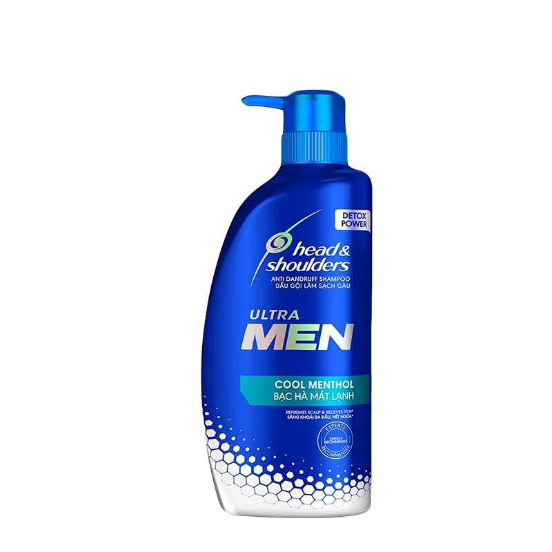 HEAD & SHOULDERS SHAMPOO 650ML - ULTRAMEN COOL MENTHOL