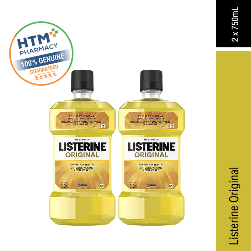 LISTERINE ORIGINAL 750ML X 2