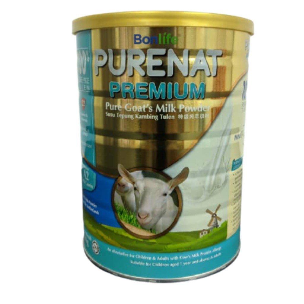 BONLIFE GREENFOOD PURENAT PREMIUM PURE GOAT MILK POWDER 800G