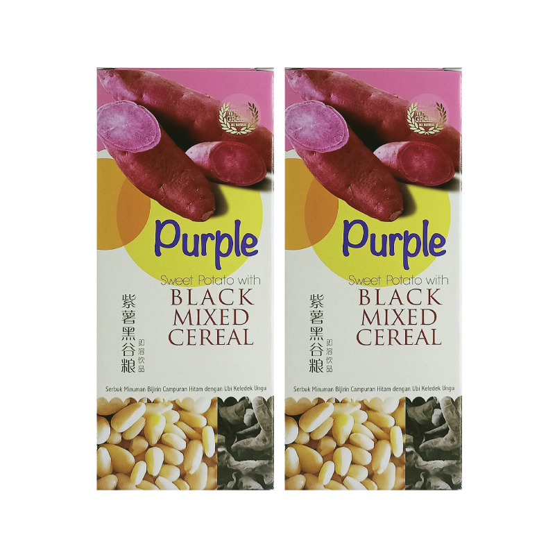 HEI HWANG PURPLE SWEET POTATO MULTI GRAINS MIX (15'SX30G) X 2