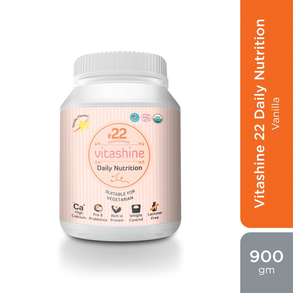 VITASHINE 22 DAILY NUTRITION 900G - VANILLA FLAVOUR