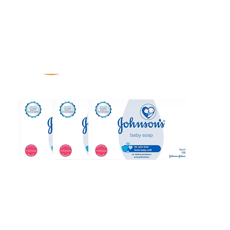 JOHNSONS BABY SOAP 100G X 3