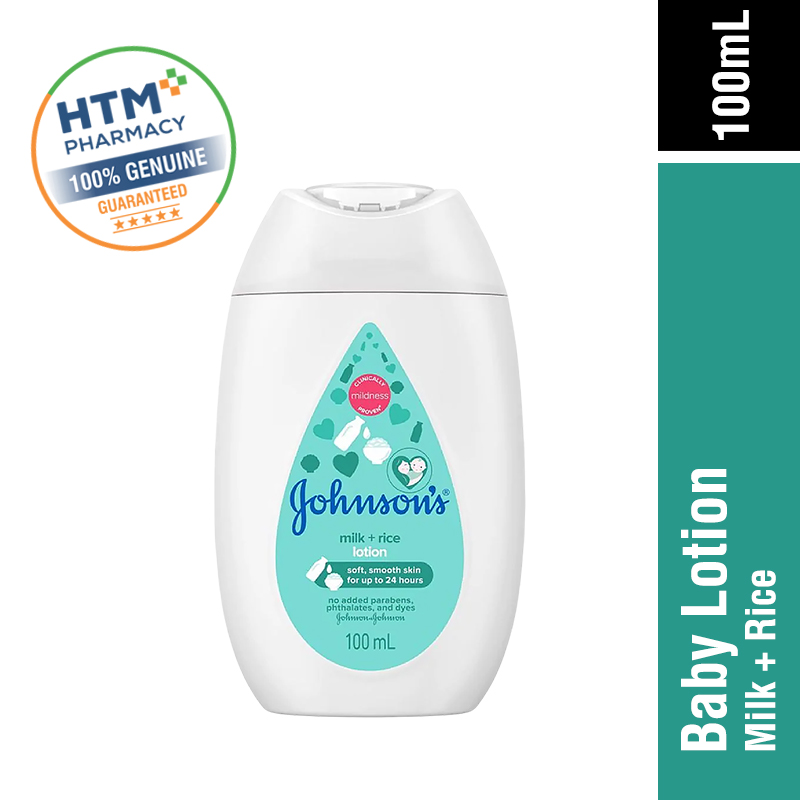 JOHNSONS BABY LOTION 100ML - MILK + RICE