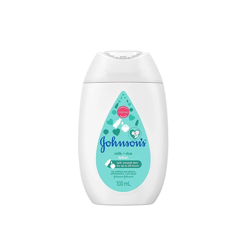JOHNSONS BABY LOTION 100ML - MILK + RICE