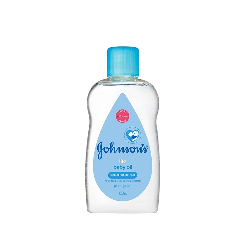 JOHNSONS BABY OIL LITE 125ML (NEW) (BLUE)