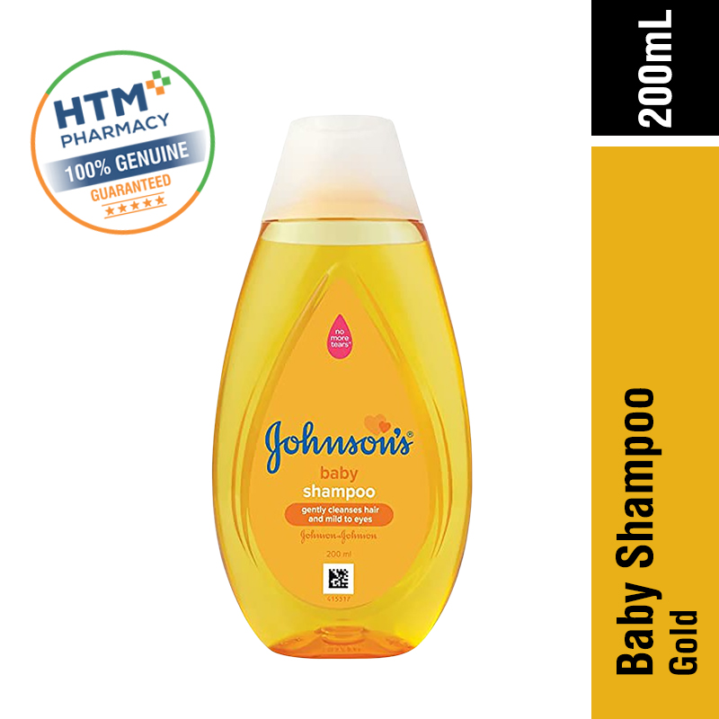 JOHNSONS BABY SHAMPOO 200ML - GOLD