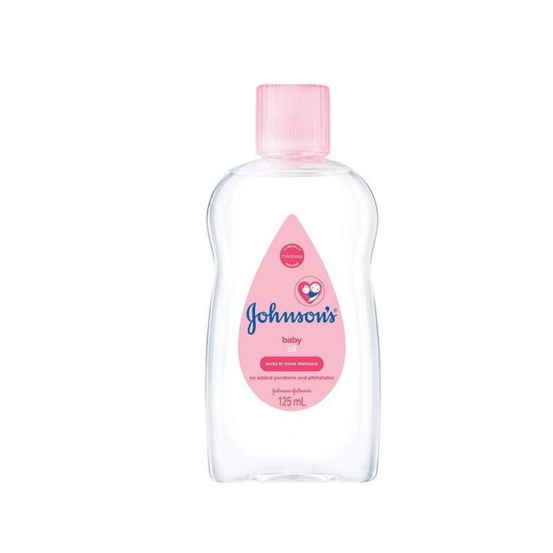 JOHNSONS BABY OIL 125ML -PINK