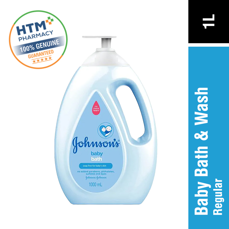 JOHNSONS BABY BATH & WASH 1000ML - REGULAR