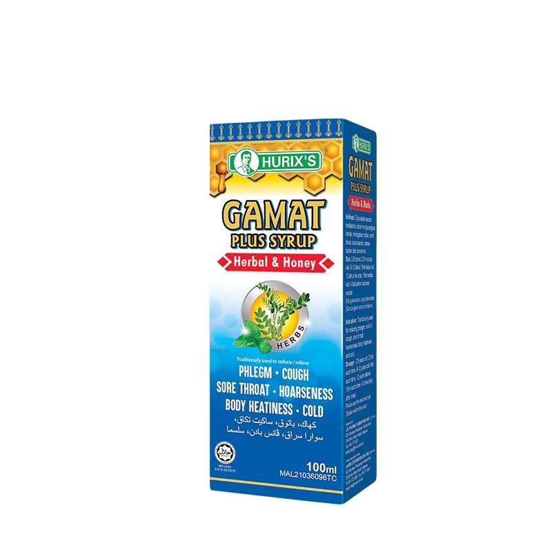 HURIX'S GAMAT PLUS SYRUP 100ML