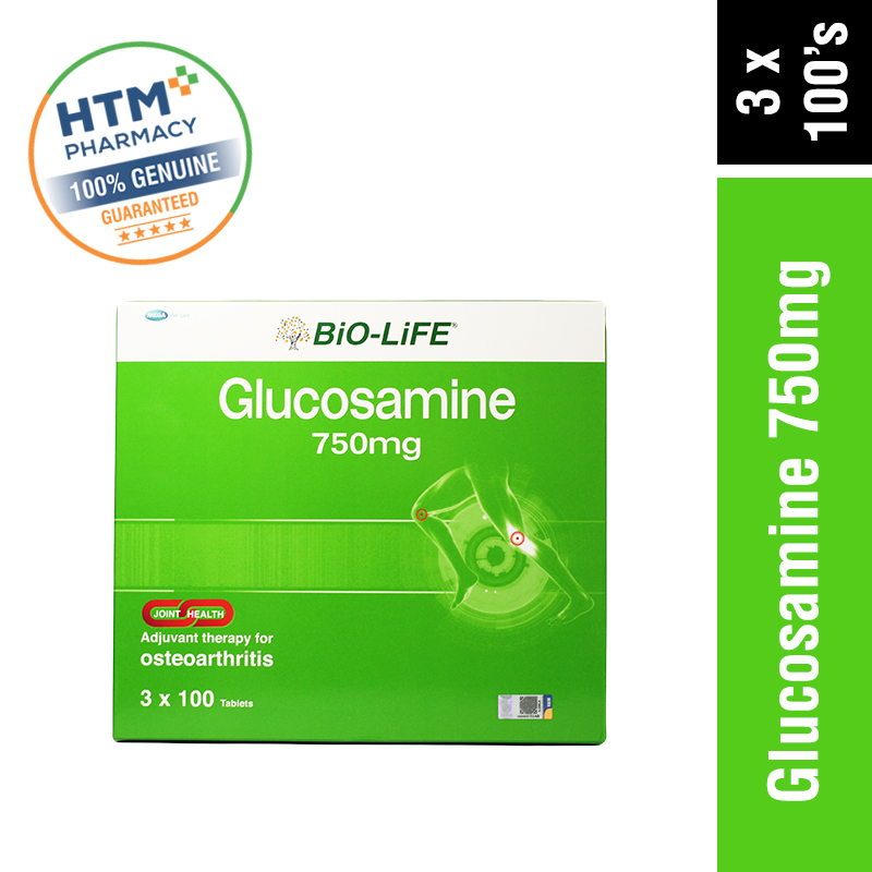 BIO-LIFE GLUCOSAMINE 750MG 100'S X 3