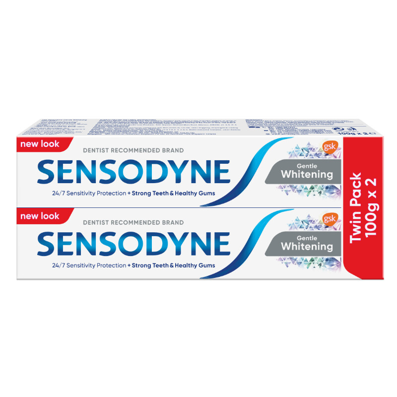 SENSODYNE GENTLE WHITENING 100G X 2