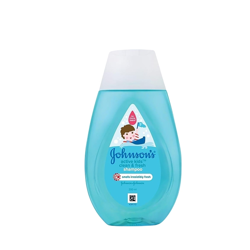 JOHNSONS BABY SHAMPOO 200ML - ACTIVE KIDS CLEAN & FRESH