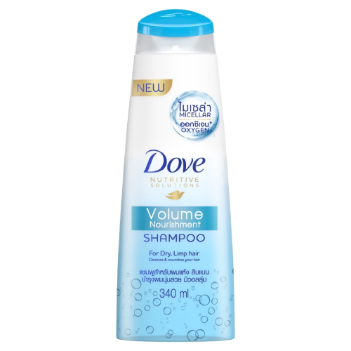 (CLR)DOVE DAMAGE THERAPY SHAMPOO 340ML - VOLUME & NOURISHMENT (EXP:30/1/2027)