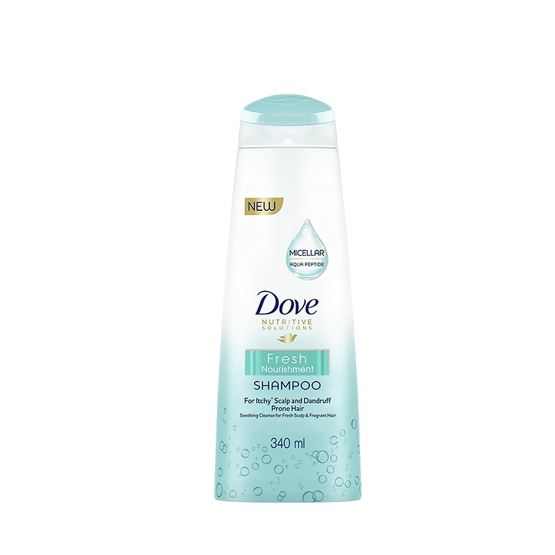 DOVE SHAMPOO 340ML - FRESH NOURISHMENT