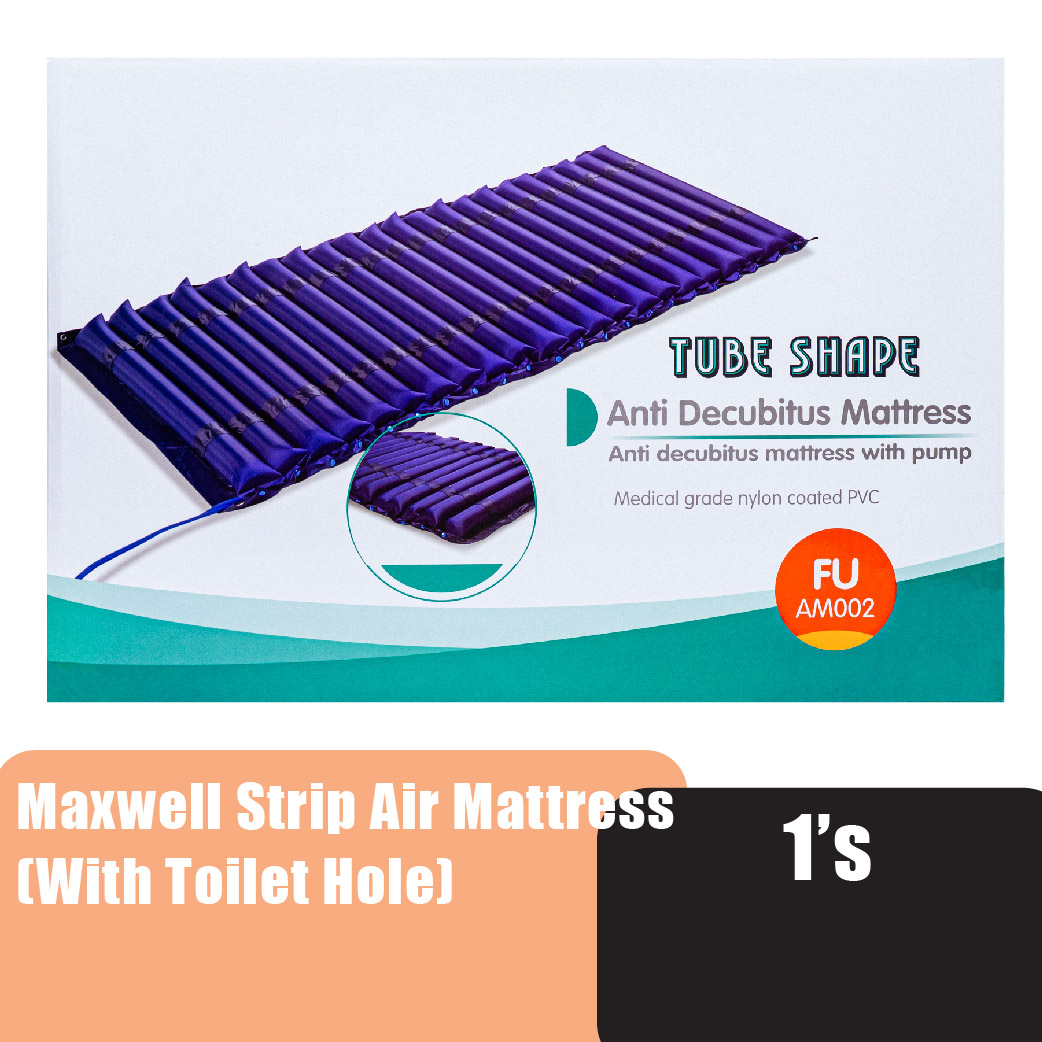 Maxwell Strip Air Mattress With Toilet Hole Nursing Bed Tilam Angin 充气床