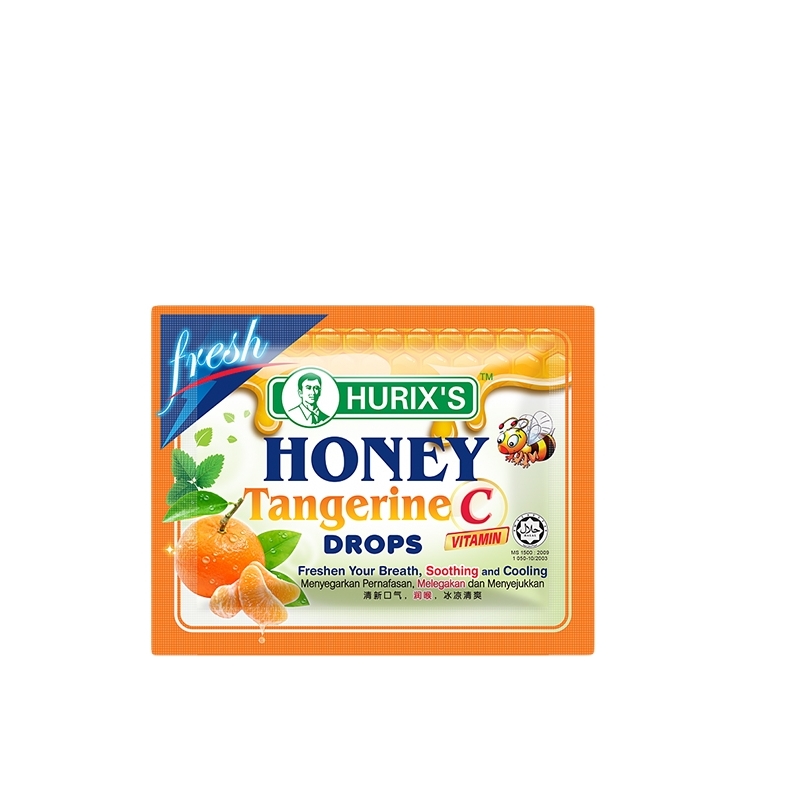 HURIX'S HONEY TANGERINE C DROPS 6'S