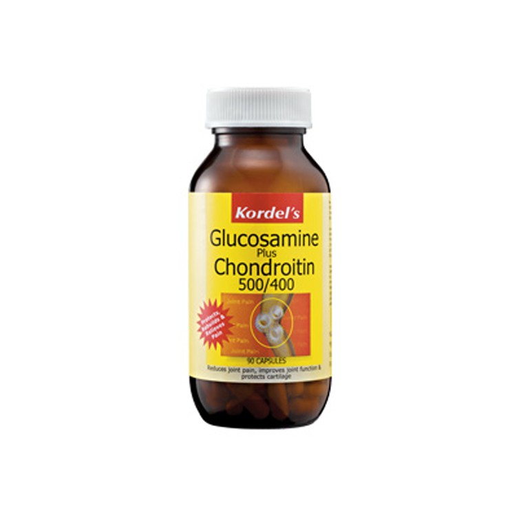 KORDEL'S GLUCOSAMINE PLUS CHONDROITIN 500/400 90'S