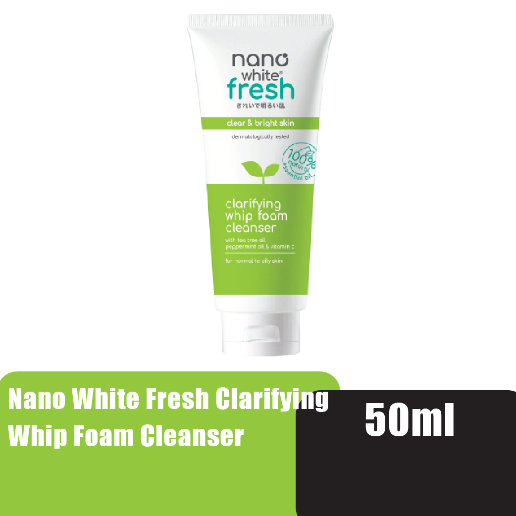 Nanowhite Fresh Clarifying Whip Foam Cleanser 50ml Hydra moist hydrating  cleanser 洗臉霜/洗面奶