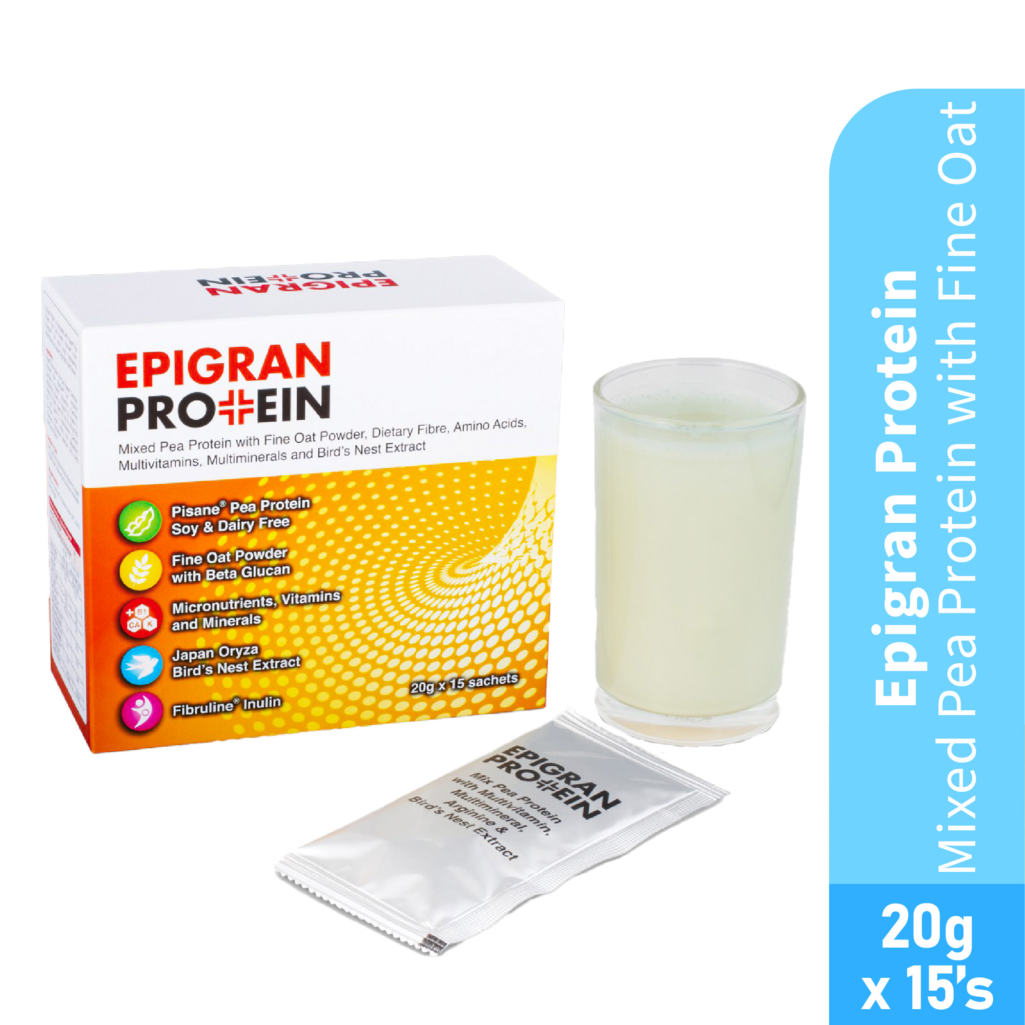 EPIGRAN PROTEIN 20G X 15 SACHETS