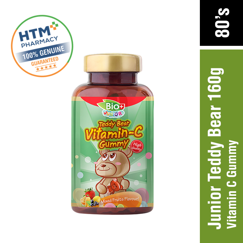 Bio+ Junior Teddy Bear Vitamin-C Gummy 160g 80's