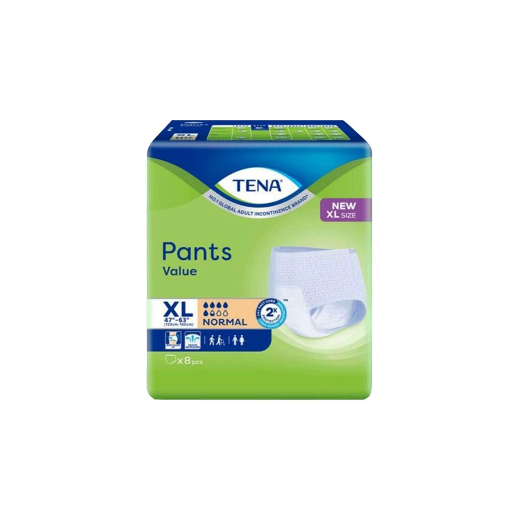 TENA PANTS VALUE XL 8'S