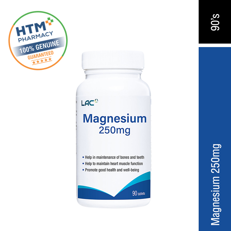 LAC MAGNESIUM 250MG TABLET 90S