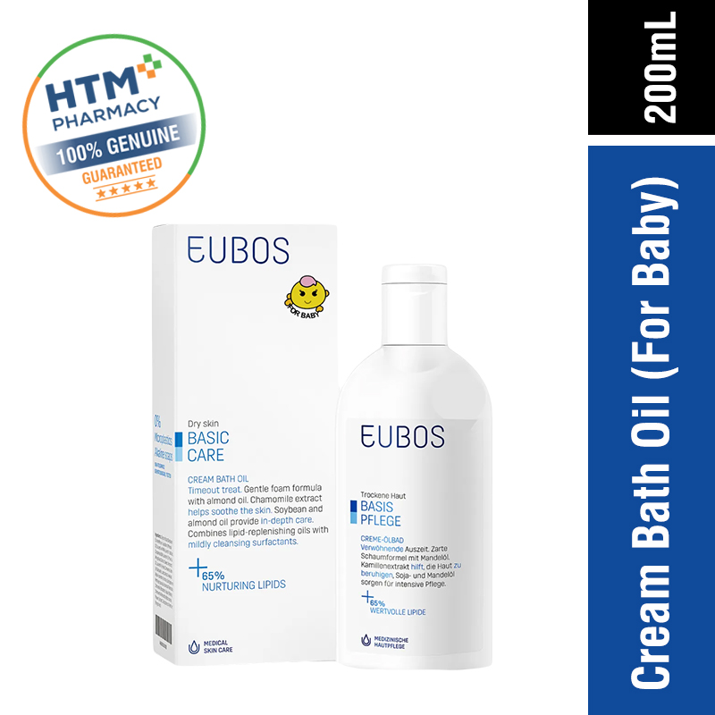 Eubos Cream Bath Oil For Baby 200ml