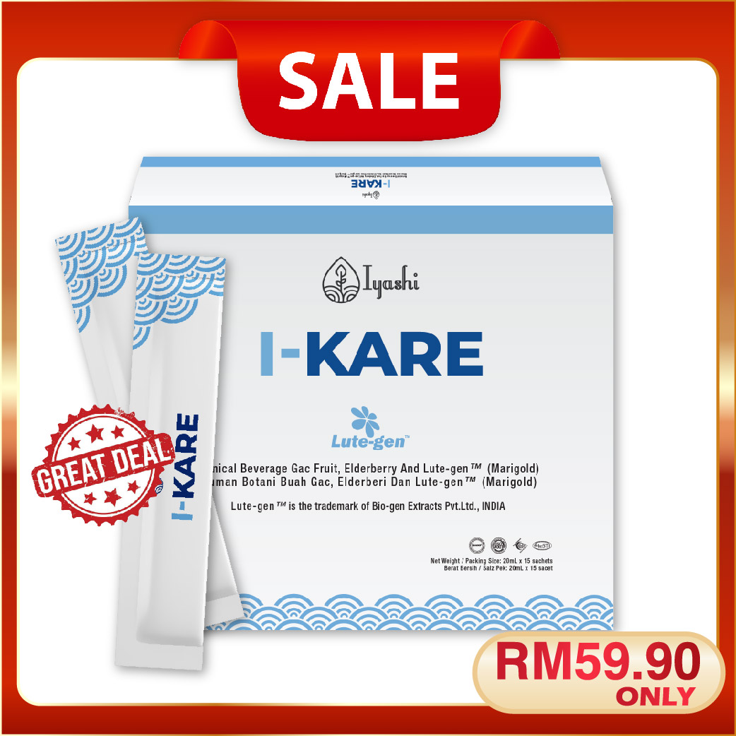 Iyashi I-Kare - Eye Supplement for Vision / Eye Care Supplement ( 眼睛 保健品 / 護眼 保健品 ) 20ml x 15's