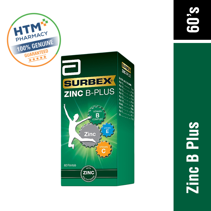 Surbex Zinc B-Plus 60'S