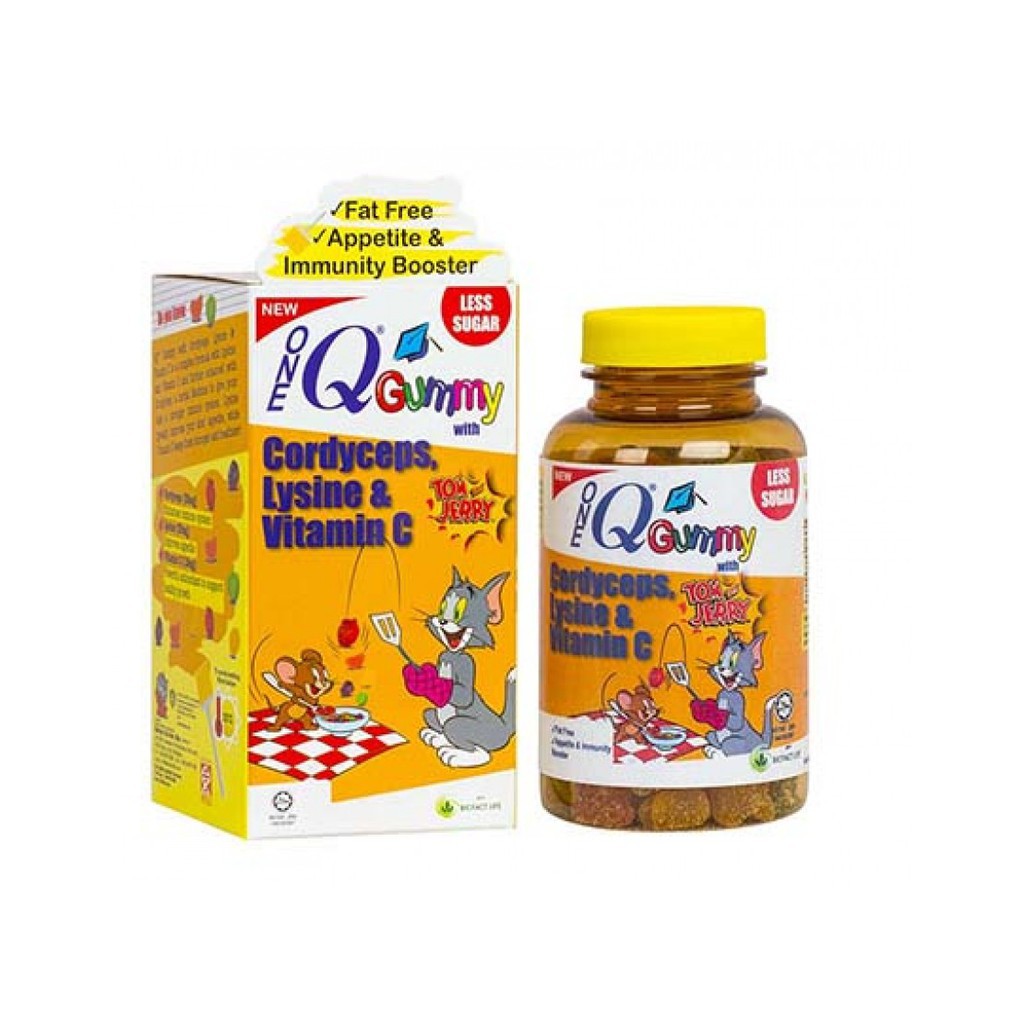 ONEQ GUMMY WITH CORDYCEPS, LYSINE & VITAMIN C 120G