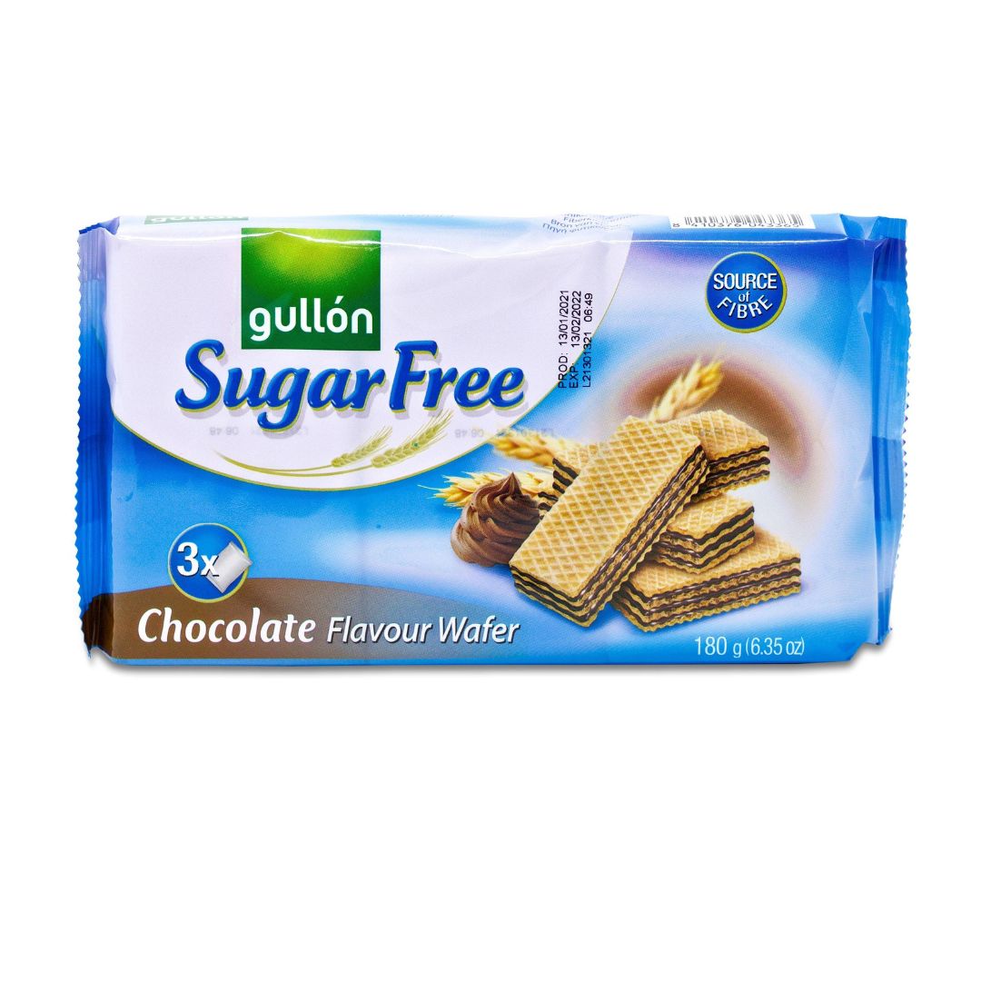 GULLON SUGAR FREE CHOCOLATE WAFER 180G