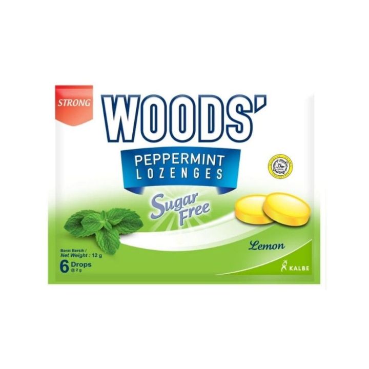 WOODS PEPPERMINT DROP SUGAR FREE - ORIGINAL (EXTRA STRONG)