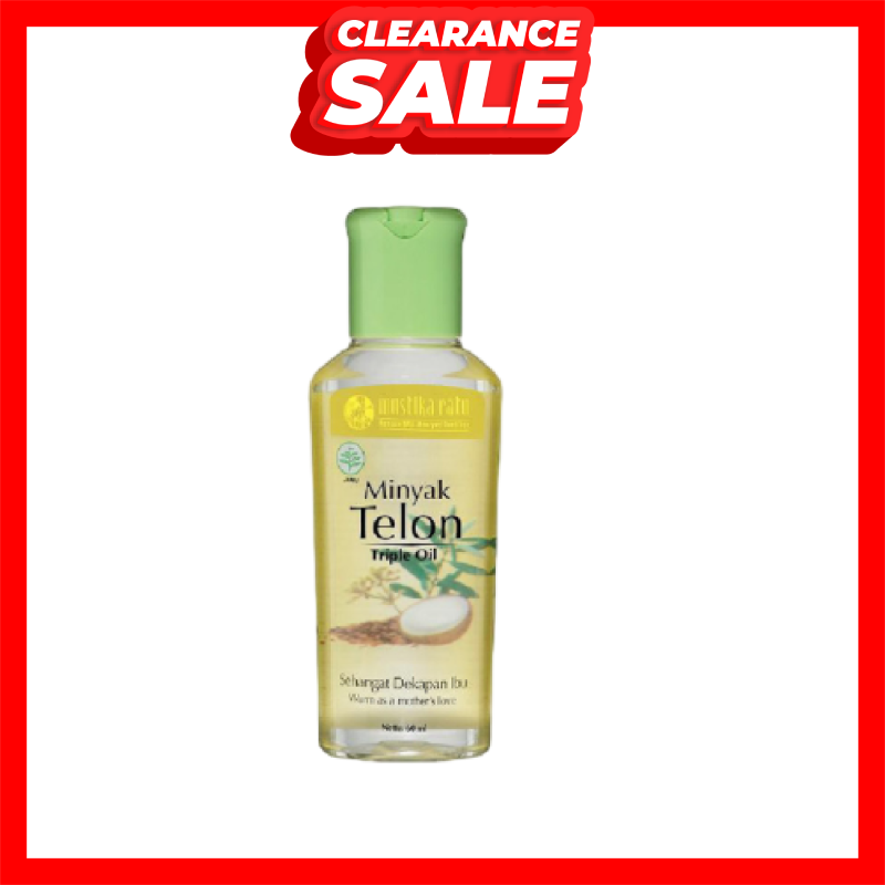 (CLR)Mustika Ratu My Baby Minyak Telon Baby Oil / Minyak Baby Newborn 60ml EXP:2026.11.30