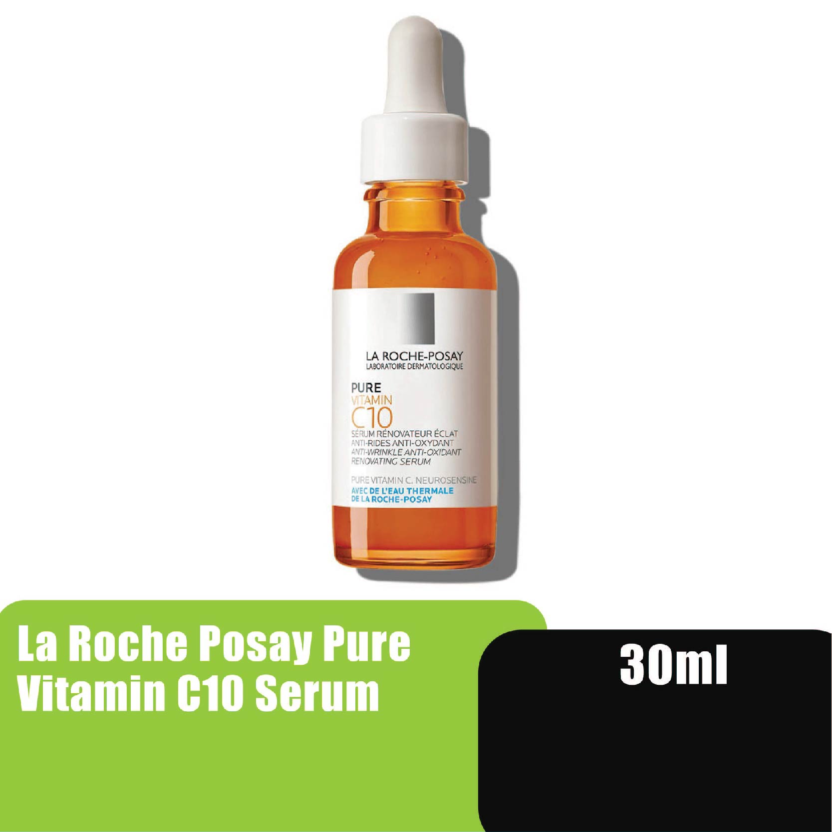 LA ROCHE POSAY Pure Vitamin C Serum C10 30ml - Brightening Serum / Serum Muka 精华液