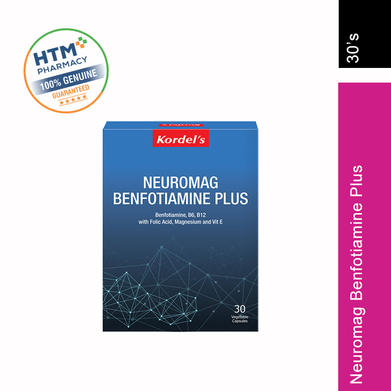 KORDEL'S NEUROMAG BENFOTIAMINE PLUS 60'S