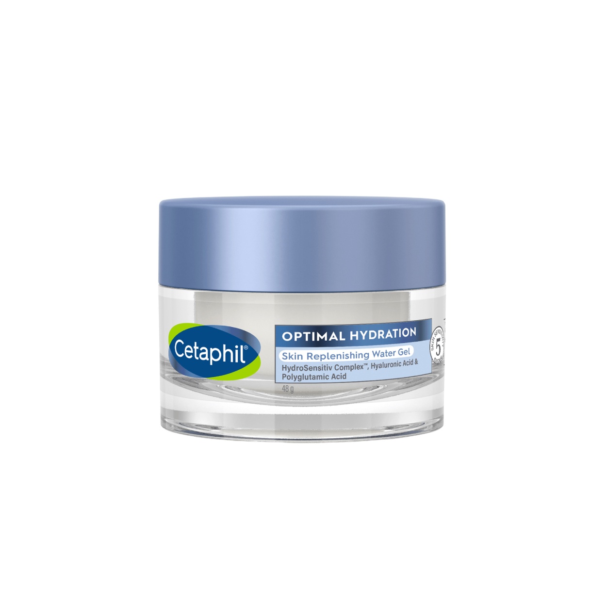 CETAPHIL Optimal Hydration Skin Replenishing Water Gel 48g for Moisturizer, Moisturiser