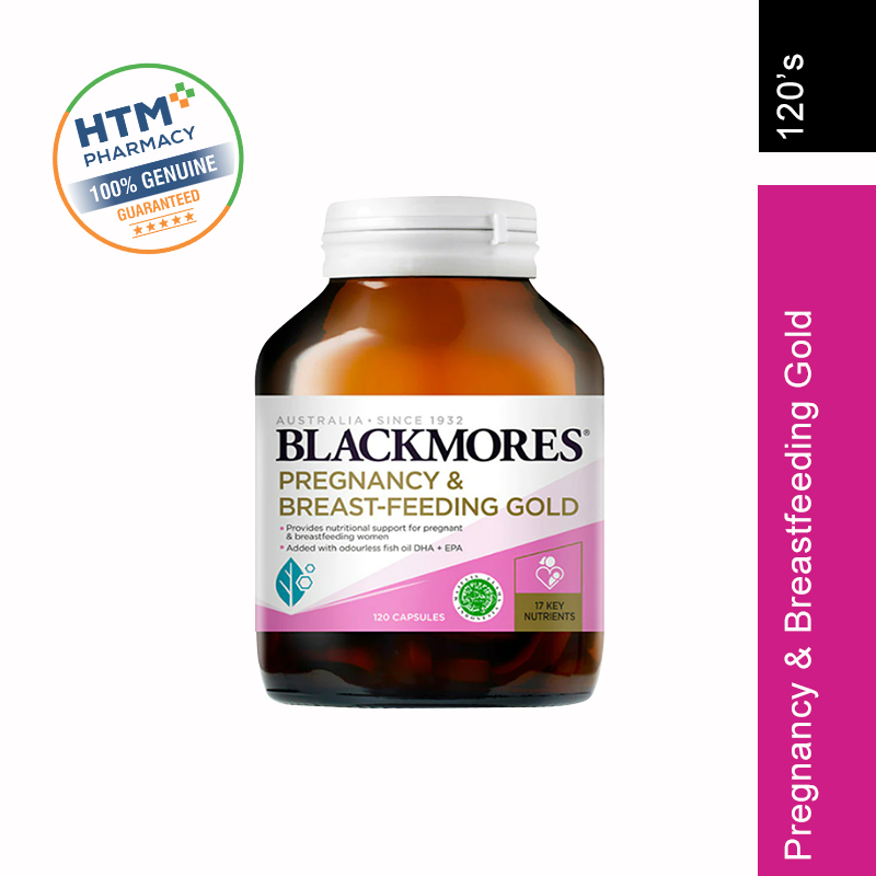 BLACKMORES PREGNANCY & BREASTFEEDING GOLD 120'S