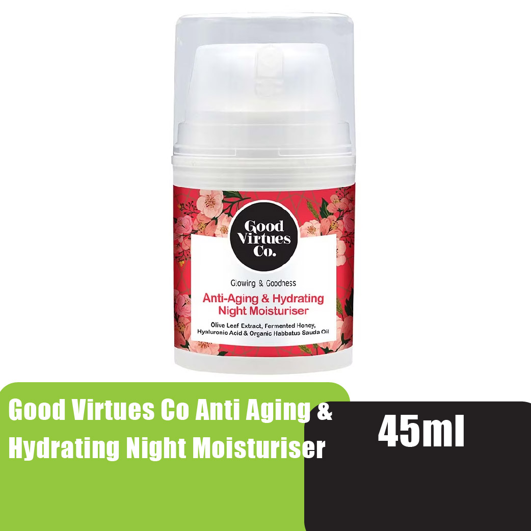 Good Virtues Co Anti-Aging & Hydrating Night Moisturiser 45ml