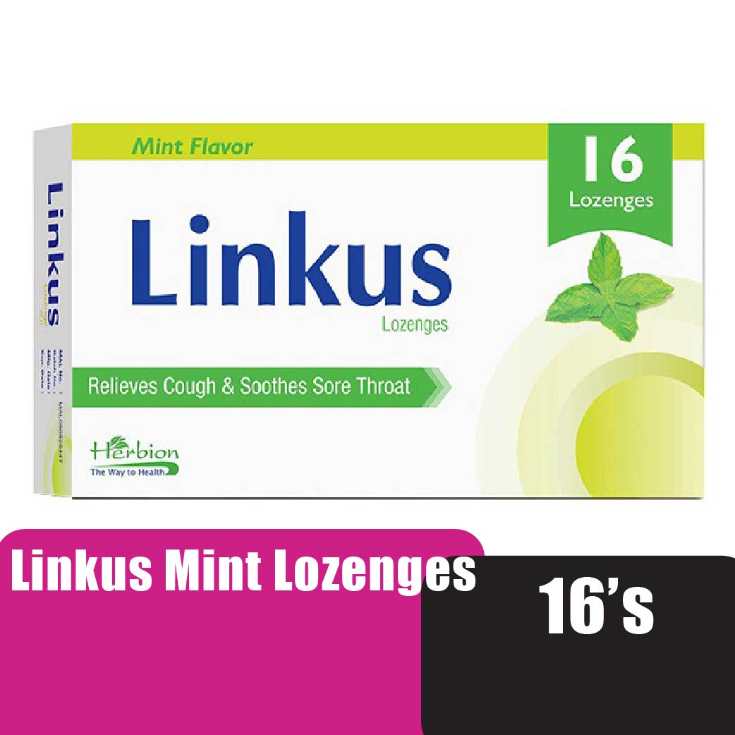 LINKUS Mint Lozenges 16's