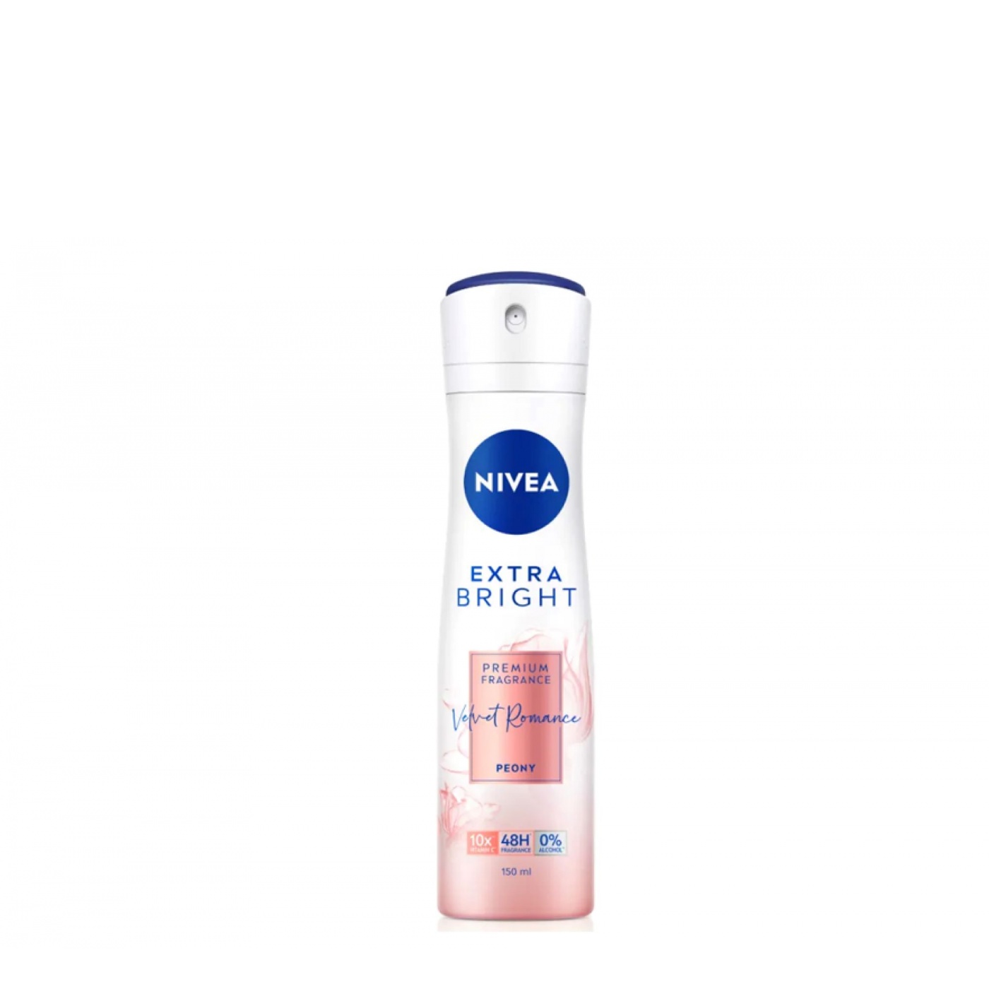 NIVEA DEODORANT FEMALE SPRAY 150ML - EXTRA BRIGHT VELVET ROMANCE (98538)