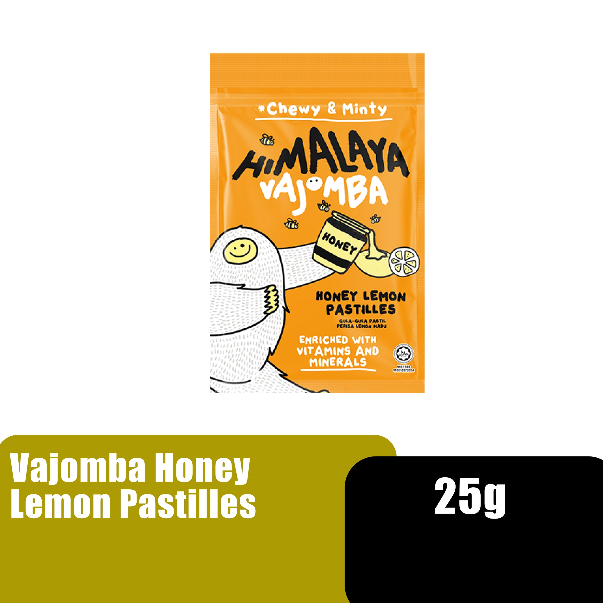 HIMALAYA VAJOMBA PASTILLES 25G - HONEY LEMON