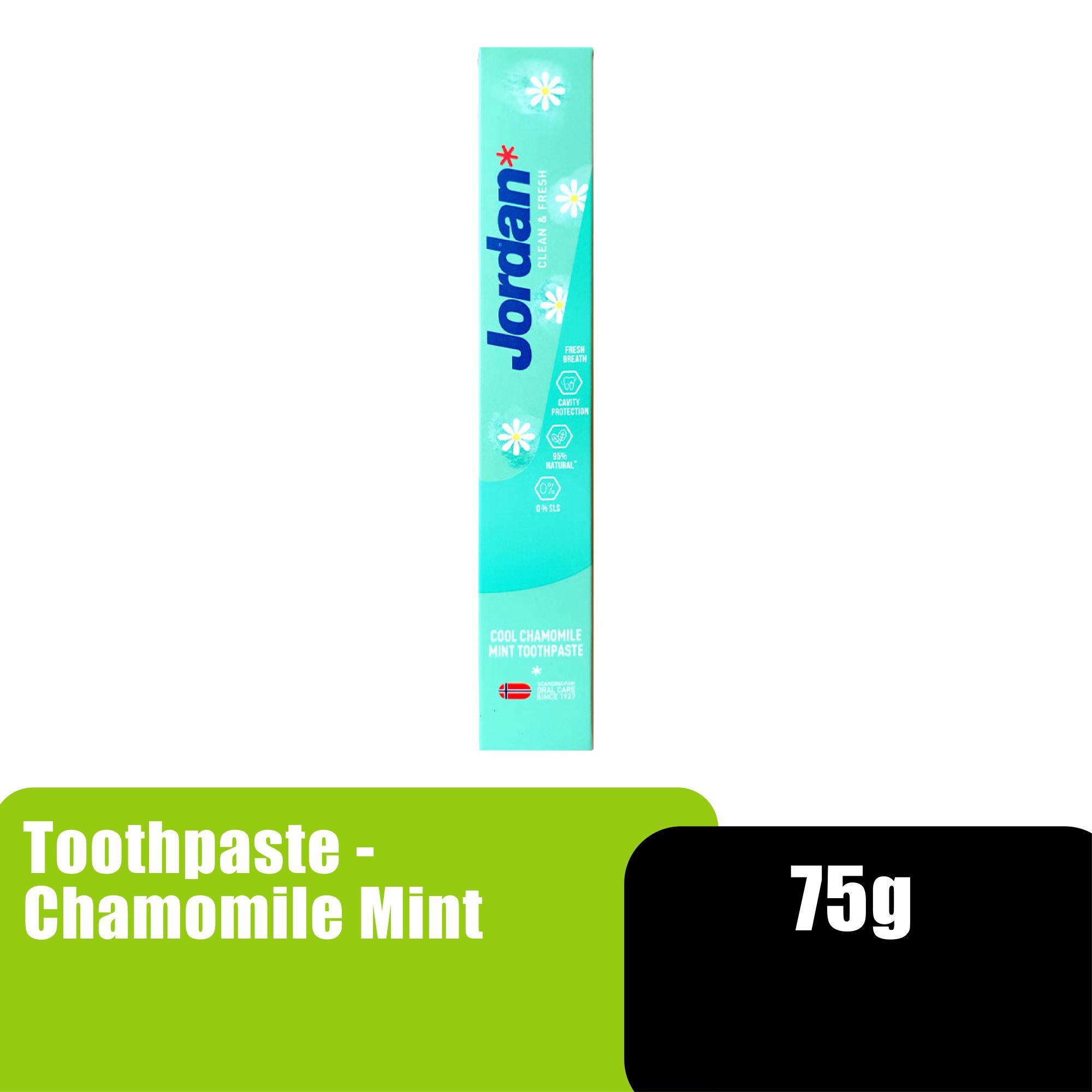 JORDAN TOOTHPASTE 75G - CHAMOMILE MINT