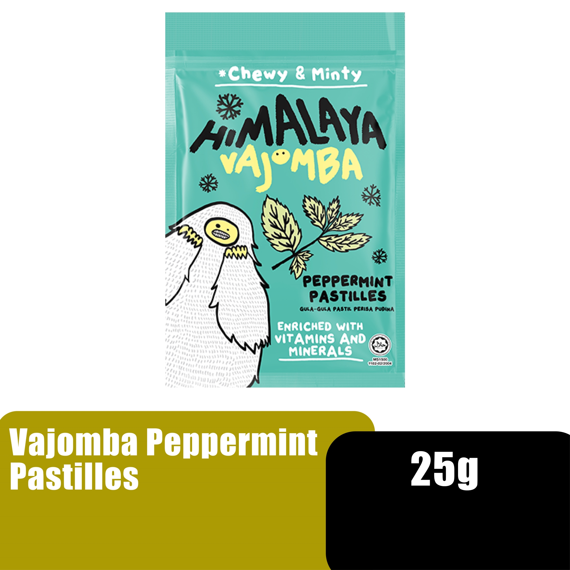 HIMALAYA VAJOMBA PASTILLES 25G - PEPPERMINT