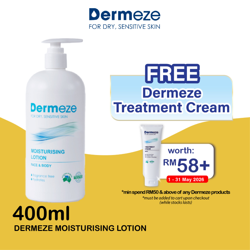 DERMEZE MOISTURISING LOTION 400ML