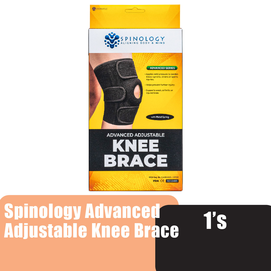 Spinology Advanced Adjustable Knee Brace Sport With Metal Spring Fitness Knee Guard Support 护膝 护膝套